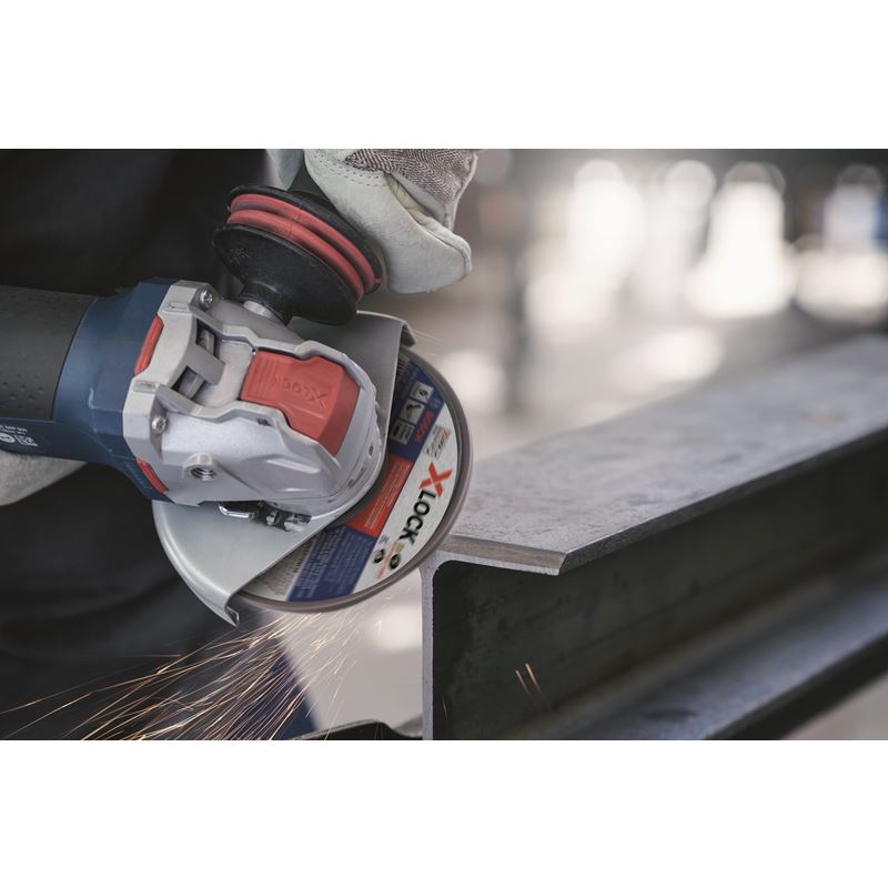 Bosch GWX10 - 45PE 4 - 1/2 In. X - LOCK Ergonomic Angle Grinder with Paddle Switch - Mississauga Hardware Centre IncBOSCHGWX10-45PE