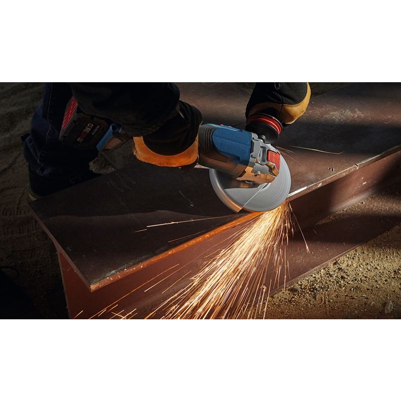 Bosch GWX18V - 13CN PROFACTOR 18V Spitfire X - LOCK Connected - Ready 5 - 6 In. Angle Grinder with Slide Switch (Bare Tool) - Mississauga Hardware Centre IncBOSCHGWX18V-13CN