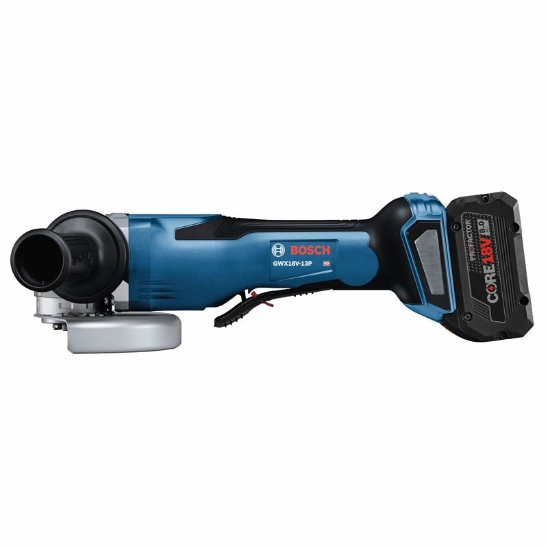 Bosch GWX18V - 13PB14 PROFACTOR 18V Spitfire X - LOCK 5 - 6 In. Angle Grinder with Paddle Switch and (1) CORE 18V 8.0 Ah PROFACTOR Performance Battery - Mississauga Hardware Centre IncBOSCHGWX18V-13PB14