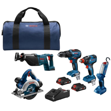 Bosch GXL18V - 501B25 18V 5 Tool Combo Kit - Mississauga Hardware Centre IncBOSCHGXL18V-501B25