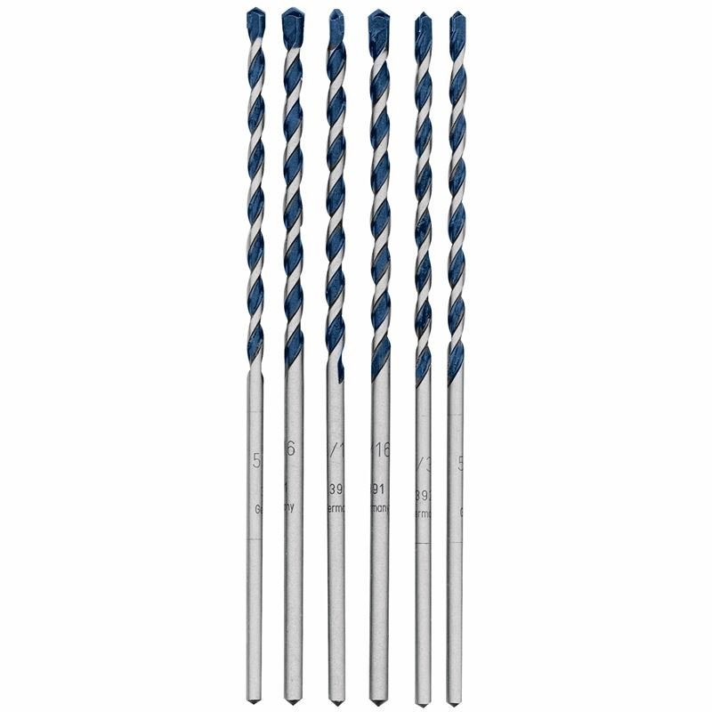 Bosch | HCBG600T 6 pc. BlueGranite Turbo Carbide Hammer Drill Bits Set - Mississauga Hardware Centre IncBOSCHHCBG600T