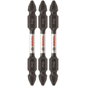 Bosch | ITDEPH22503 3 pc. Impact Tough 2.5 In. Phillips 2 Double - Ended Bits - Mississauga Hardware Centre IncBOSCHITDEPH22503