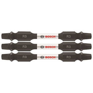 Bosch | ITDESQ32503 3 pc. Impact Tough 2.5 In. Square 3 Double - Ended Bits - Mississauga Hardware Centre IncBOSCHITDESQ32503