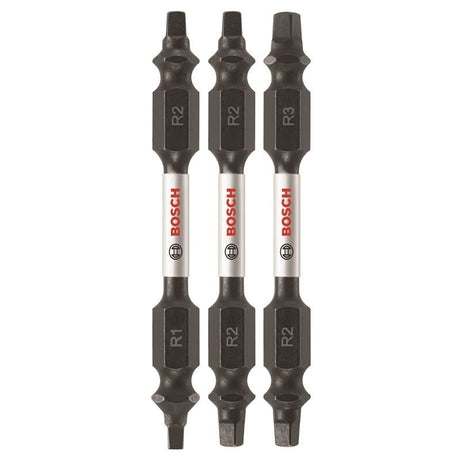 Bosch | ITDESQV2503 3 pc. Impact Tough 2.5 In. Square Double - Ended Bit Set - Mississauga Hardware Centre IncBOSCHITDESQV2503