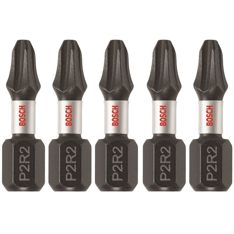 Bosch | ITP2R2105 5 pc. Impact Tough 1 In. Phillips/Square 2 Insert Bits - Mississauga Hardware Centre IncBOSCHITP2R2105