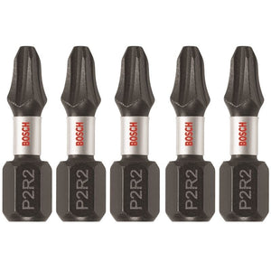 Bosch | ITP2R2105 5 pc. Impact Tough 1 In. Phillips/Square 2 Insert Bits - Mississauga Hardware Centre IncBOSCHITP2R2105