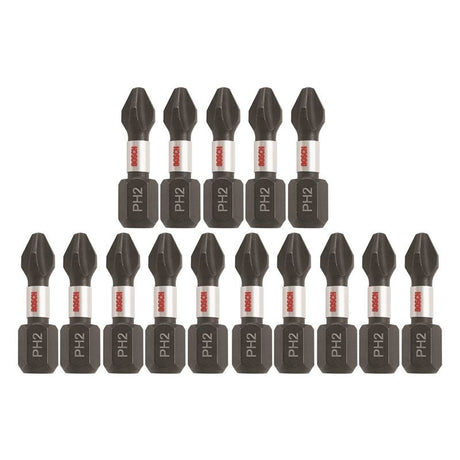 Bosch | ITPH2115 15 pc. Impact Tough 1 In. Phillips 2 Insert Bits - Mississauga Hardware Centre IncBOSCHITPH2115