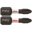 Bosch | ITPH2R102 2 pc. Impact Tough 1 In. Phillips 2R (reduced) Insert Bits - Mississauga Hardware Centre IncBOSCHITPH2R102