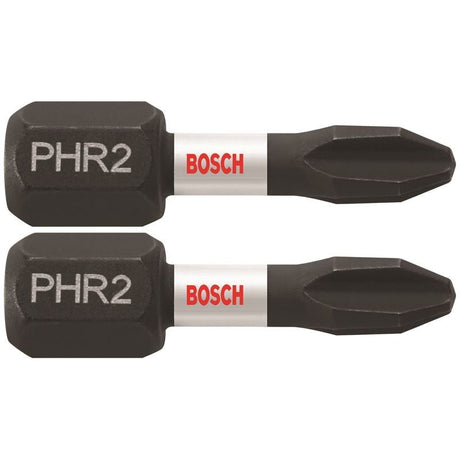 Bosch | ITPH2R102 2 pc. Impact Tough 1 In. Phillips 2R (reduced) Insert Bits - Mississauga Hardware Centre IncBOSCHITPH2R102