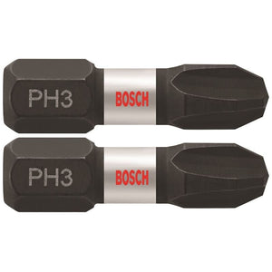 Bosch | ITPH3102 2 pc. Impact Tough 1 In. Phillips 3 Insert Bits - Mississauga Hardware Centre IncBOSCHITPH3102