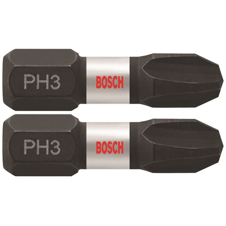 Bosch | ITPH3102 2 pc. Impact Tough 1 In. Phillips 3 Insert Bits - Mississauga Hardware Centre IncBOSCHITPH3102