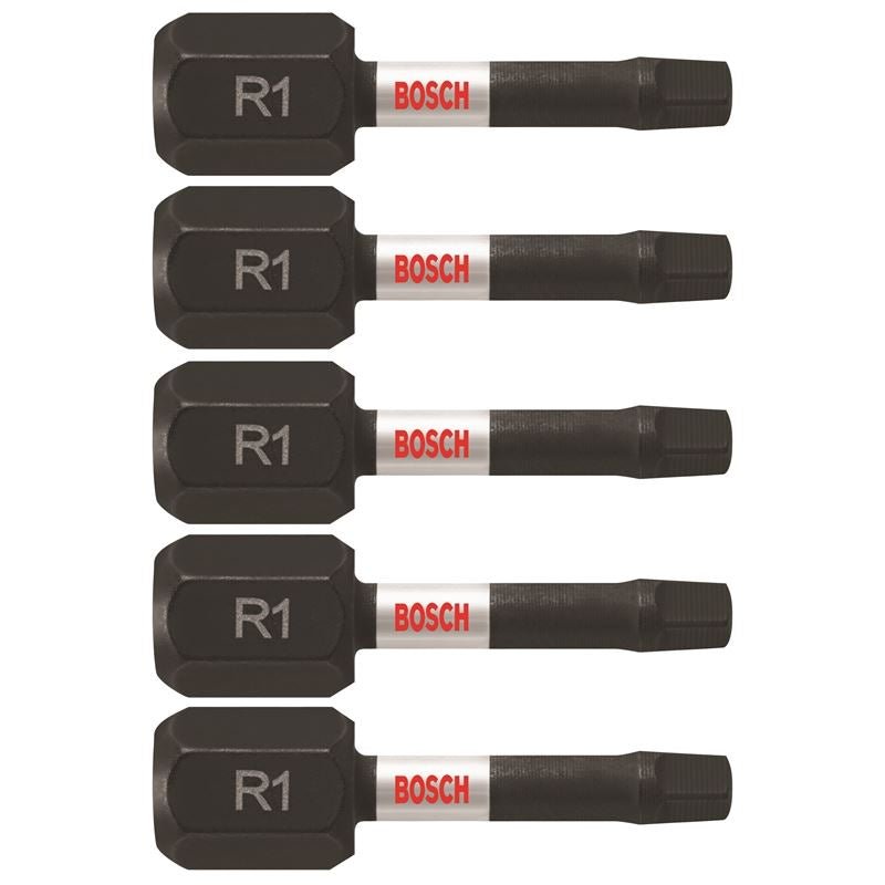 Bosch | ITSQ1105 5 pc. Impact Tough 1 In. Square 1 Insert Bits - Mississauga Hardware Centre IncBOSCHITSQ1105