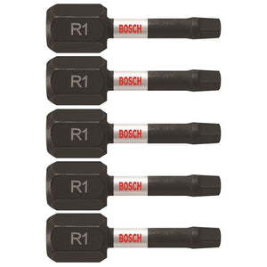 Bosch | ITSQ1105 5 pc. Impact Tough 1 In. Square 1 Insert Bits - Mississauga Hardware Centre IncBOSCHITSQ1105