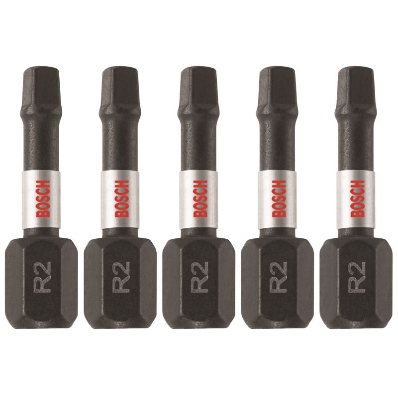 Bosch | ITSQ2105 5 pc. Impact Tough 1 In. Square 2 Insert Bits - Mississauga Hardware Centre IncBOSCHITSQ2105