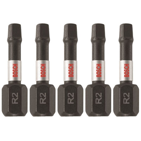 Bosch | ITSQ2105 5 pc. Impact Tough 1 In. Square 2 Insert Bits - Mississauga Hardware Centre IncBOSCHITSQ2105