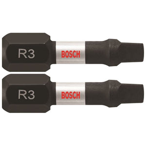 Bosch | ITSQ3102 2 pc. Impact Tough 1 In. Square 3 Insert Bits - Mississauga Hardware Centre IncBOSCHITSQ3102