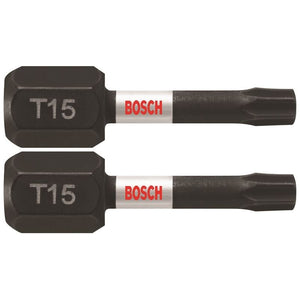 Bosch | ITT15102 2 pc. Impact Tough 1 In. Torx 15 Insert Bits - Mississauga Hardware Centre IncBOSCHITT15102