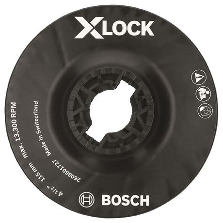 Bosch MGX0450 4 - 1/2 In. X - LOCK Backing Pad with X - LOCK Clip - Medium Hardness - Mississauga Hardware Centre IncBoschMGX0450