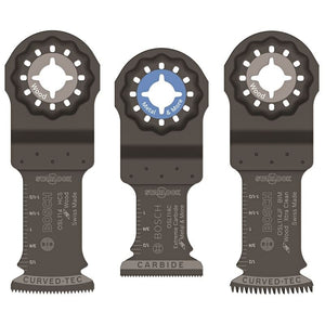 Bosch | OSL003VP 1 - 1/4 In. Starlock High - Carbon Steel Xtra - clean Clean Carbide Plunge Cut Blades 3 pk. - Mississauga Hardware Centre IncBoschOSL003VP