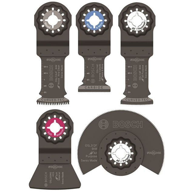 Bosch | OSL005C Starlock Oscillating Multi - Tool Accessory Blade Set 5 pc. - Mississauga Hardware Centre IncBOSCHOSL005C
