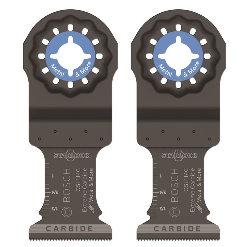 Bosch | OSL114C - 2 1 - 1/4 In. Starlock Carbide Plunge Cut Blade 2 Pk. - Mississauga Hardware Centre IncBOSCHOSL114C-2