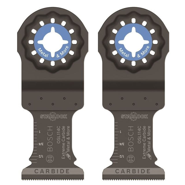 Bosch | OSL114C - 2 1 - 1/4 In. Starlock Carbide Plunge Cut Blade 2 Pk. - Mississauga Hardware Centre IncBOSCHOSL114C-2