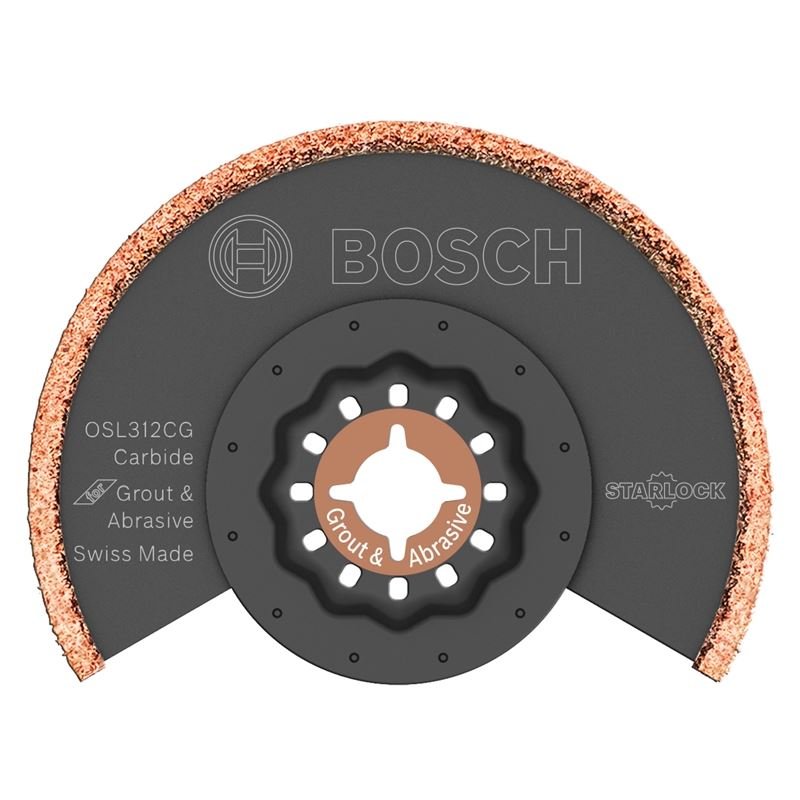 Bosch | OSL312CG 3 - 1/2 In. x 1/8 In. Starlock kerf Carbide Grit Grout Grinding Blade - Mississauga Hardware Centre IncBOSCHOSL312CG