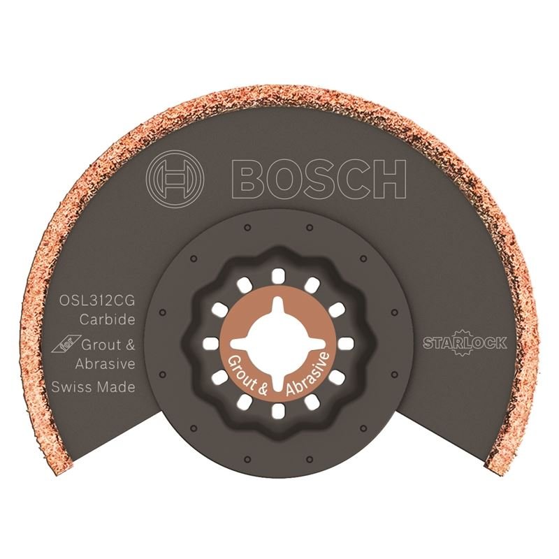 Bosch | OSL312CG 3 - 1/2 In. x 1/8 In. Starlock kerf Carbide Grit Grout Grinding Blade - Mississauga Hardware Centre IncBOSCHOSL312CG