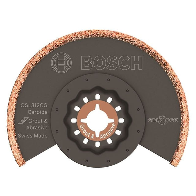 Bosch | OSL312CG 3 - 1/2 In. x 1/8 In. Starlock kerf Carbide Grit Grout Grinding Blade - Mississauga Hardware Centre IncBOSCHOSL312CG