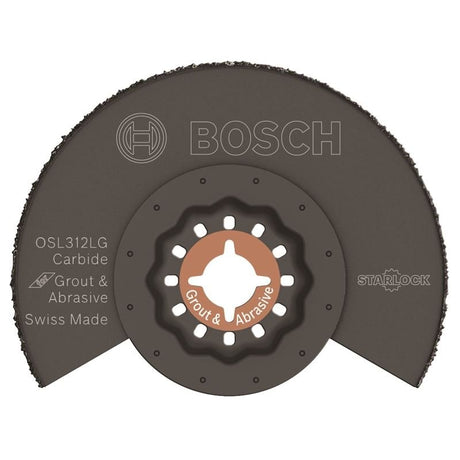 Bosch | OSL312LG 3 - 1/2 In. Starlock Carbide Grit Grout Blade - Mississauga Hardware Centre IncBoschOSL312LG
