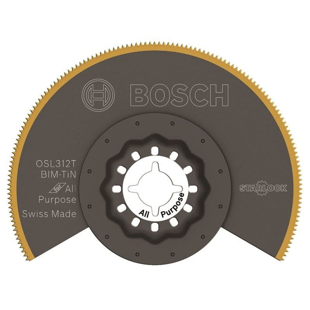 Bosch | OSL312T 3 - 1/2 In. Starlock Titanium Bi - Metal Segmented Saw Blade - Mississauga Hardware Centre IncBOSCHOSL312T
