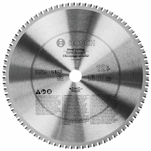 Bosch | PRO1280ST 12" 80 Tooth Ferrous Metal Cutting Circular Saw Blade - Mississauga Hardware Centre IncBOSCHPRO1280ST