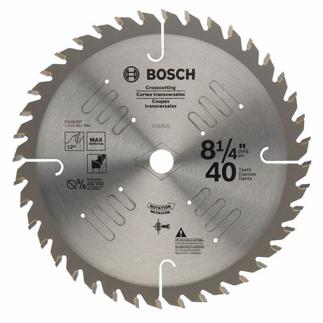 Bosch | PS840GP 8 - 1/4 In. 40 Tooth Precision Series Circular Saw Blade - Mississauga Hardware Centre IncBOSCHPS840GP
