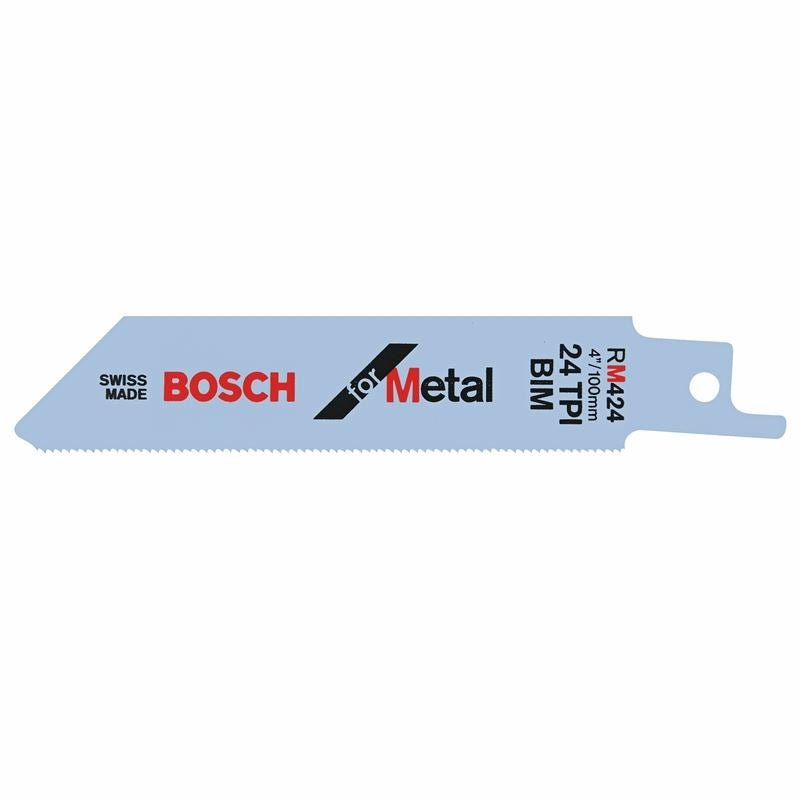 Bosch | RM424 5 Pieces 4 In 24 TPI Metal Reciprocating Saw Blades - Mississauga Hardware Centre IncBoschRM424