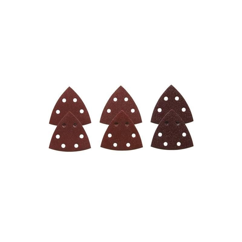 Bosch | SDTR000 3 - 1/2 In. Assorted Grits 6 Pk. Red Detail Sander Abrasive Triangles for Wood - Mississauga Hardware Centre IncBoschSDTR000