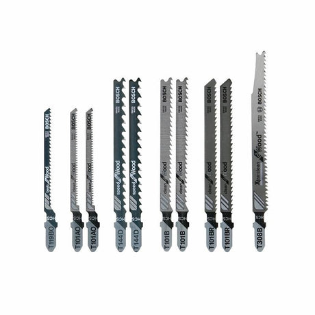 Bosch | T10RC 10 pc. T - Shank Jig Saw Blade Set Optimized for Extra - Clean Wood Cutting - Mississauga Hardware Centre IncBOSCHT10RC