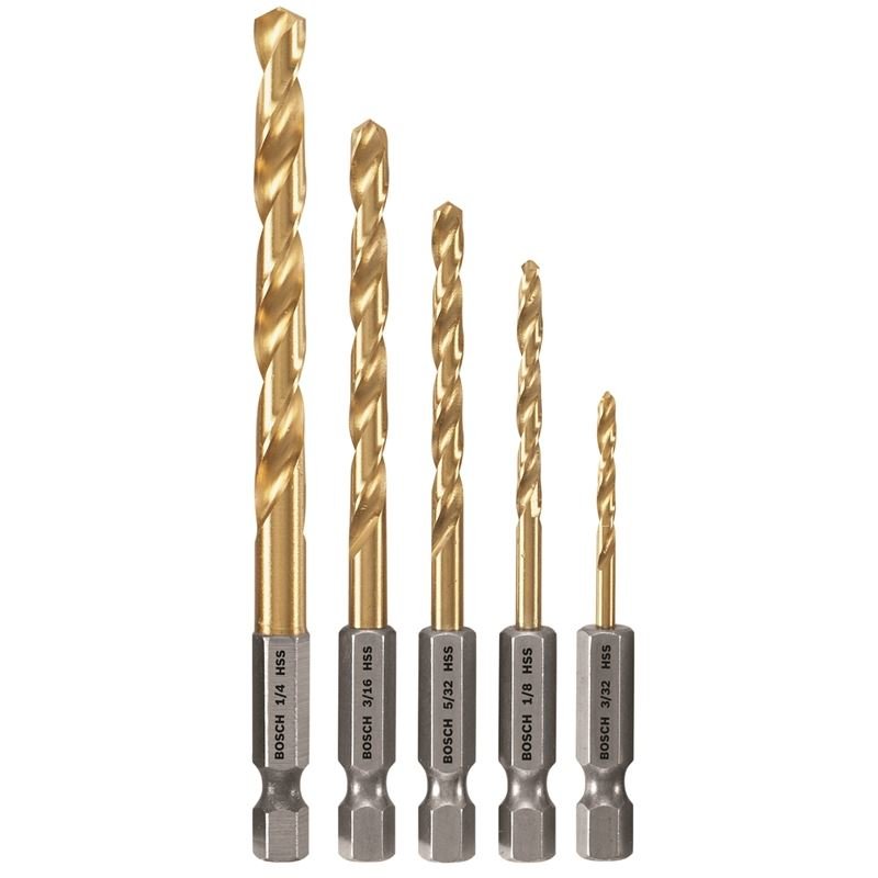 Bosch | TI5IM 5 Pc. Impact Tough Titanium Drill Bit Set - Mississauga Hardware Centre IncBOSCHTI5IM