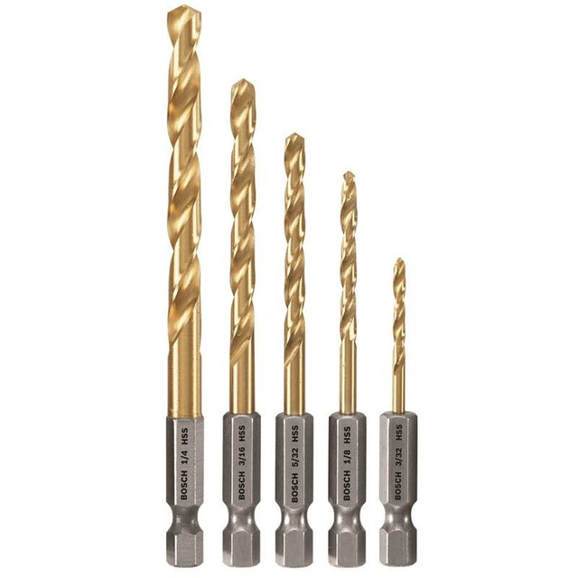 Bosch | TI5IM 5 Pc. Impact Tough Titanium Drill Bit Set - Mississauga Hardware Centre IncBOSCHTI5IM