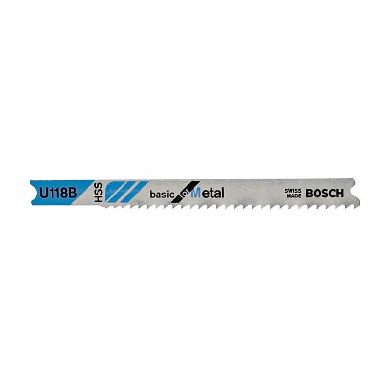 Bosch | U118B 5 Pieces 3 - 1/8" 11 - 14 Progressive TPI Basic for Metal U - Shank Jig Saw Blades - Mississauga Hardware Centre IncBOSCHU118B