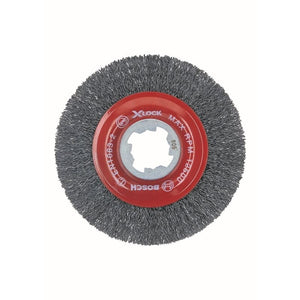 Bosch WBX418 4 - 1/2 In. Wheel Dia. X - LOCK Arbor Tempered Steel Crimped Wire Wheel - Mississauga Hardware Centre IncBOSCHWBX418