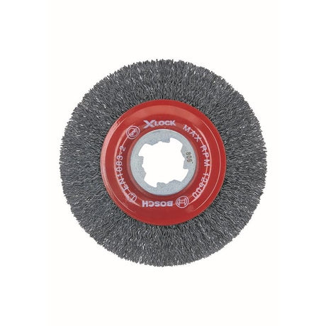 Bosch WBX418 4 - 1/2 In. Wheel Dia. X - LOCK Arbor Tempered Steel Crimped Wire Wheel - Mississauga Hardware Centre IncBOSCHWBX418