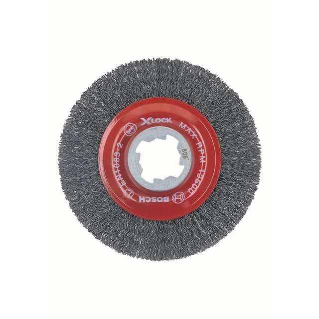 Bosch WBX418 4 - 1/2 In. Wheel Dia. X - LOCK Arbor Tempered Steel Crimped Wire Wheel - Mississauga Hardware Centre IncBOSCHWBX418