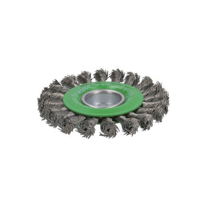 Bosch WBX429 4 - 1/2 In. Wheel Dia. X - LOCK Arbor Stainless Steel Full Cable Knotted Wire Wheel - Mississauga Hardware Centre IncBOSCHWBX429