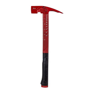 BOSS 16oz Milled Face Pro Series Titanium Hammer - RED - Mississauga Hardware Centre Inc