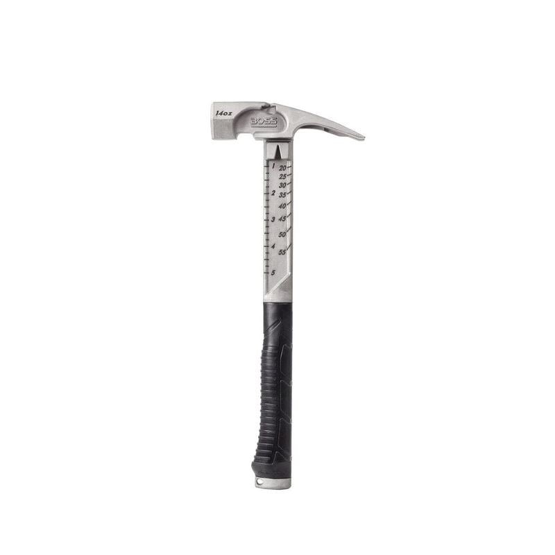 BOSS HAMMER 14oz PRO PLUS TITANIUM HAMMER - SMOOTH FACE - Mississauga Hardware Centre Inc