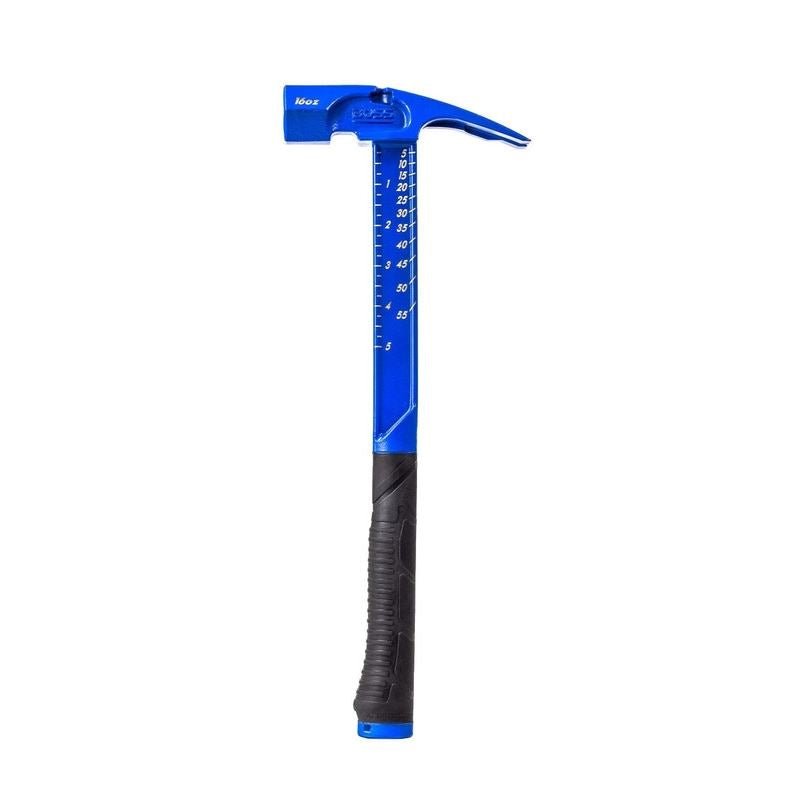 BOSS HAMMER 16oz PRO SERIES BLUE CERAKOTE TITANIUM HAMMER - MILLED - Mississauga Hardware Centre Inc