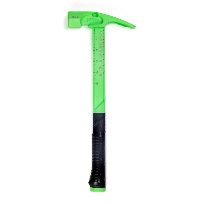 BOSS HAMMER 16oz PRO SERIES GREEN CERAKOTE TITANIUM HAMMER - MILLED - Mississauga Hardware Centre Inc