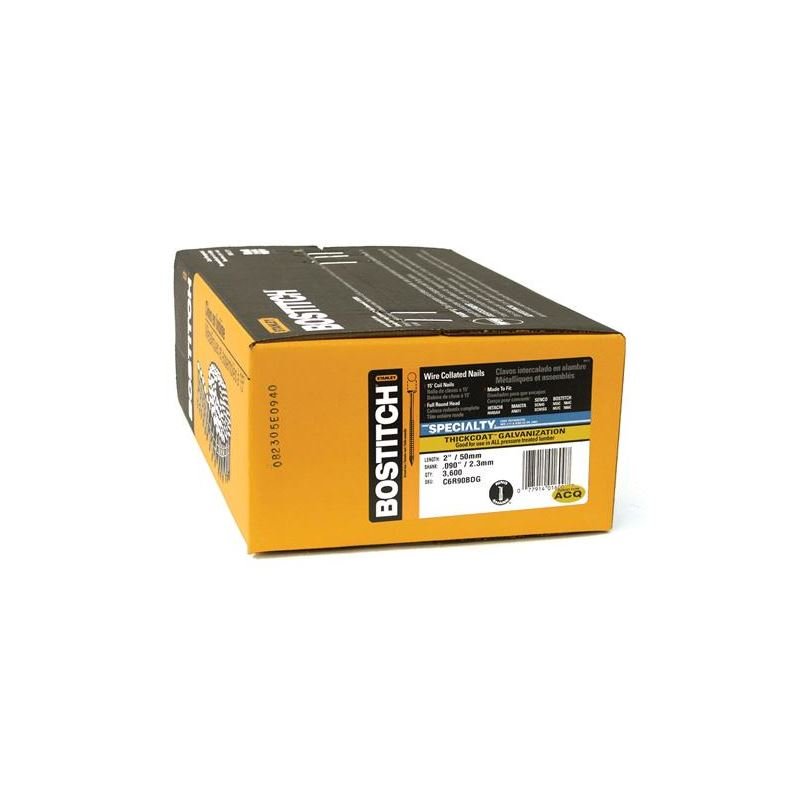 Bostitch | 2" x .092 Ring Shank Coil Siding Nails C6R90BDG - Mississauga Hardware Centre IncBOSTITCHC6R90BDG
