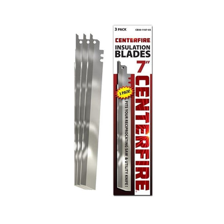 Bullet Tools CB50 - 1107 - 03 7 in. CenterFire Insulation Blade - 3 Pack - Mississauga Hardware Centre IncBullet ToolsCB50-1107-03