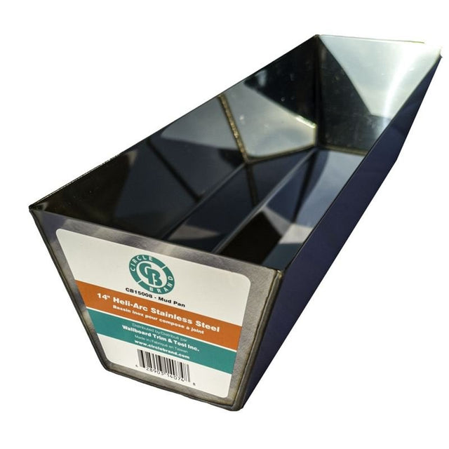 CIRCLE BRAND CB15008 14 in Heli - Arc Stainless Steel Mud Pan - Mississauga Hardware Centre Inc